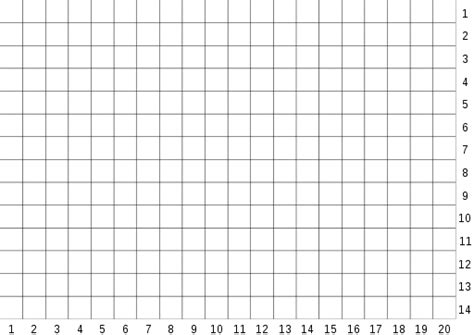 Printable Graph Paper 20 By 25 Coordinate Grid Printable Graph Paper