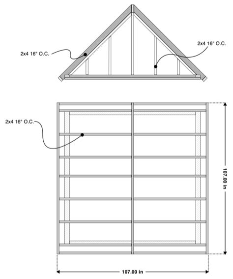 Open Gable Roof House Plans