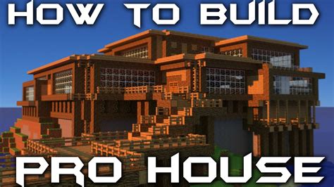 How To Build Your Own Pro House In Minecraft Youtube