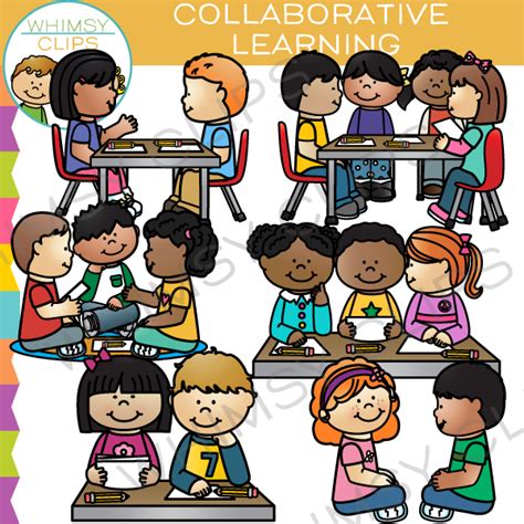 Collaborative Learning Clip Art Images And Illustrations Whimsy Clips