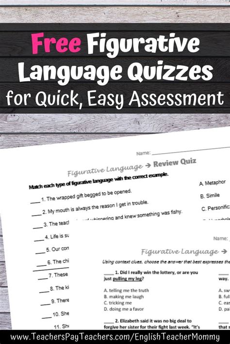 Click now to read more about it. Figurative Language Practice Quizzes - Distance Learning ...