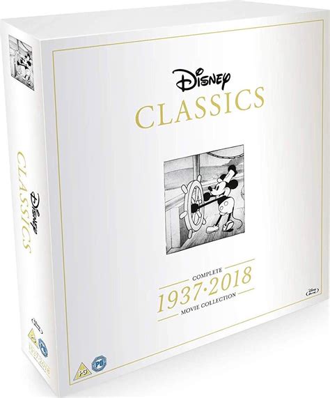 Disney Classics Complete Movie Collection 1937 2018 Blu Ray Box Set Uk