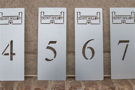 Laser Cut Address Signs Smith Steelworks