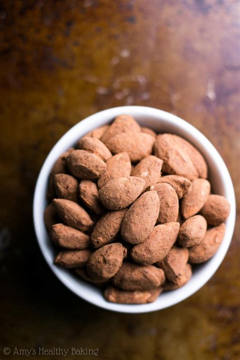 Chocolate Honey Roasted Almonds I Love This Easy And Healthy Snack So