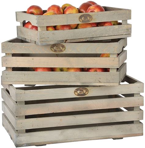 Wood Fruit Crates