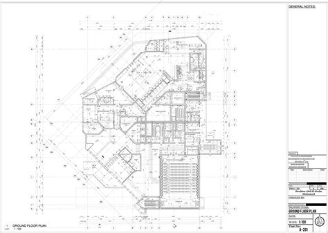 Bank Headquarter Working Drawings On Behance