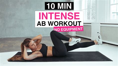 10 Min Intense Ab Workout Youtube