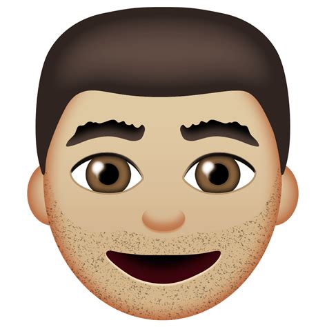 Emoji Homme Avec Barbe Png Transparents Stickpng