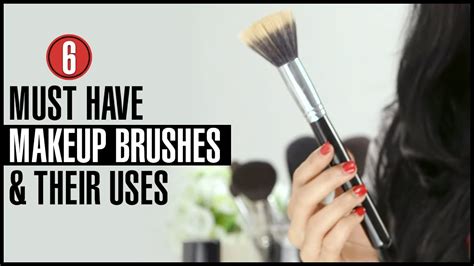 6 Types Of Makeup Brushes And How To Use Them Effectively Youtube