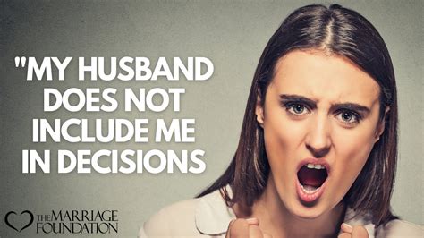 My Husband Does Not Include Me In Decisions Paul Friedman Youtube