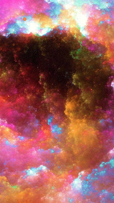 1080x1920 1080x1920 Nebula Colorful Digital Universe Hd