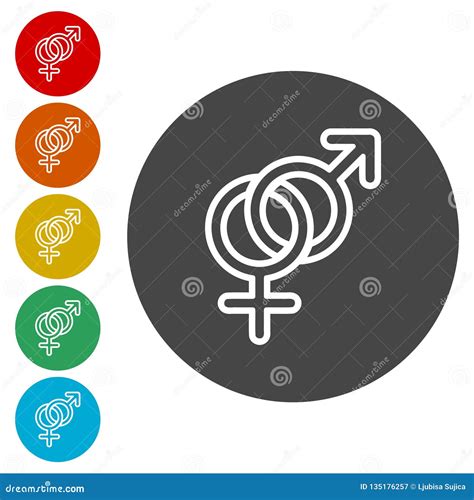 Male And Female Sex Symbol Set Stock Vector Illustration Of Arrow Free Download Nude Photo Gallery