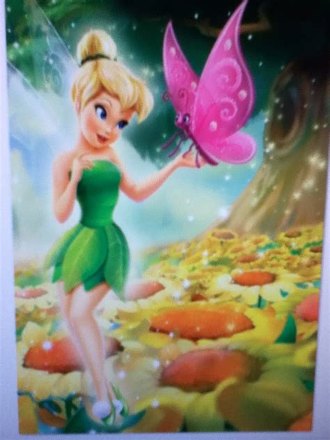 tinker bell with butterfly fairy angel tinkerbell disney
