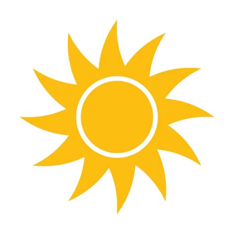 Sun Vector Icon — Stock Vector © Branchecarica 143165873
