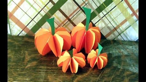 Christmas paper decorations don't have to involve complicated instructions and a penchant for crafting. How to make a paper pumpkin decorations or centerpiece ...