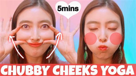 5mins get chubby cheeks naturally with this face exercises and face yoga youtube