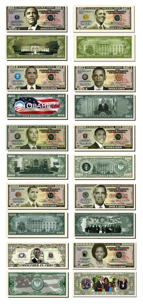 American Art Classics Barack Obama 44th President Collectors 10 Bill