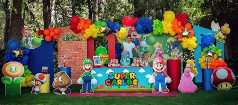 Decoración Cumpleaños Mario Bros En Madrid Paso A Paso