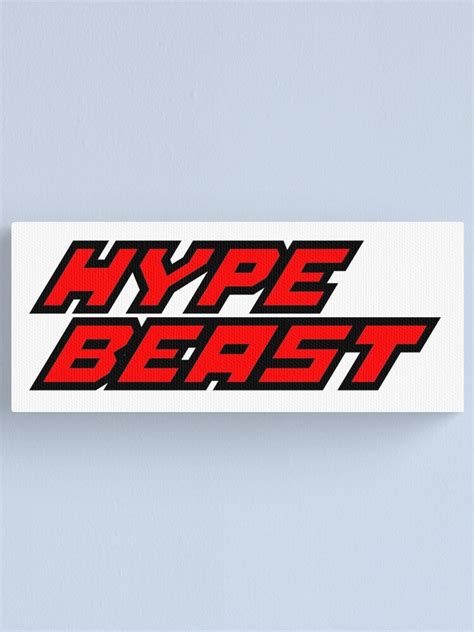 Hypebeast Logo Canvas Print By Hypebeast212 Redbubble