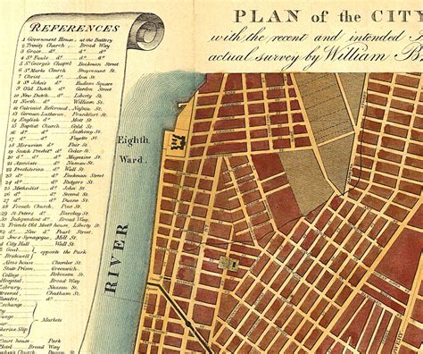 1807 Plan Of The City Of New York Old Maps And Prints New York City