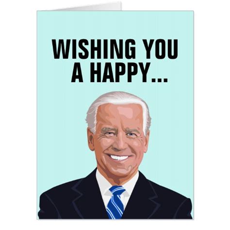 Joe Biden Funny Big Giant Birthday Card