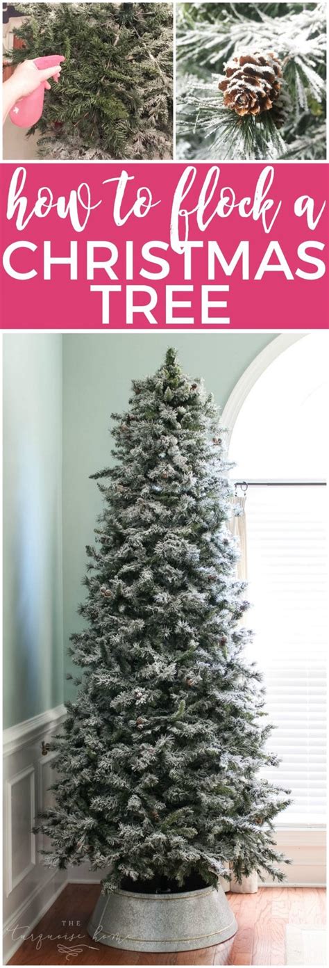 How To Flock A Christmas Tree The Turquoise Home