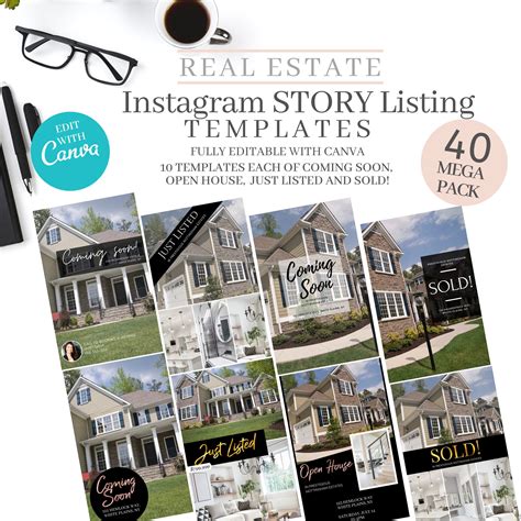 Instagram templates, Realtor templates, Real estate templates, Real Estate, Real estate ...