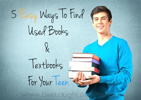 5 Easy Ways To Find Used Books And Textbooks For Your Teen