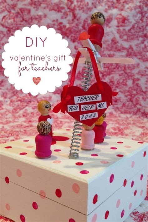 Find a homemade idea that's just the right amount of romantic or cutesy. A DIY Valentine's Gift for Teacher with Apple Barrel Craft ...