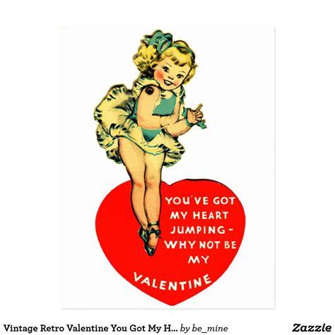 Vintage Retro Valentine You Got My Heart Jumping Vintage Halloween