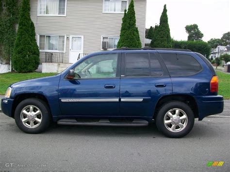 2002 Indigo Blue Metallic Gmc Envoy Slt 4x4 18106743 Photo 5