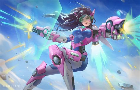 Dva Overwatch Fan Arts Hd Games 4k Wallpapers Images Backgrounds