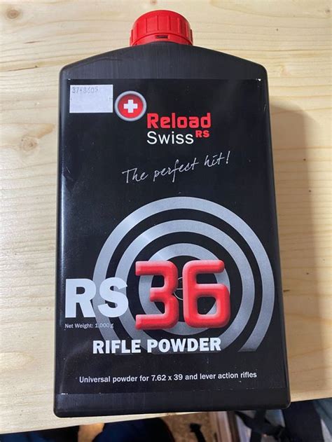 Reload Swiss Rs 36 Rifle Powder 1kg Kaufen Auf Ricardo