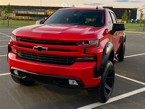 2020 Chevrolet Silverado 1500 Wheel Offset Aggressive 1 Outside