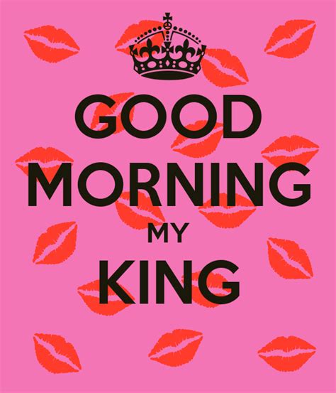 Good Morning My King Poster Jinxx Keep Calm O Matic