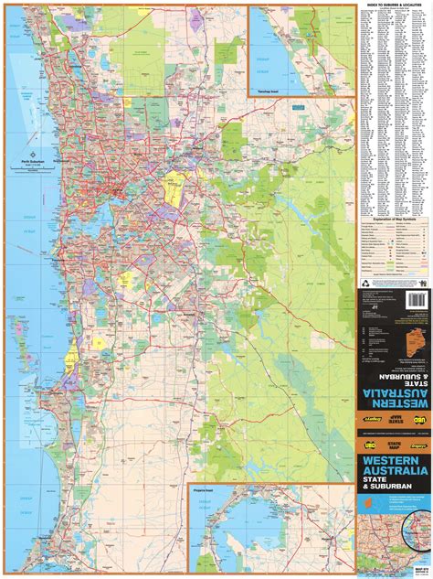 Buy Western Australia Ubd Laminated Wall Map Mapworld