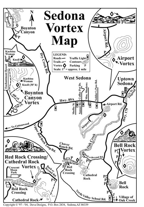 Sedona Hiking Trail Map Artofit