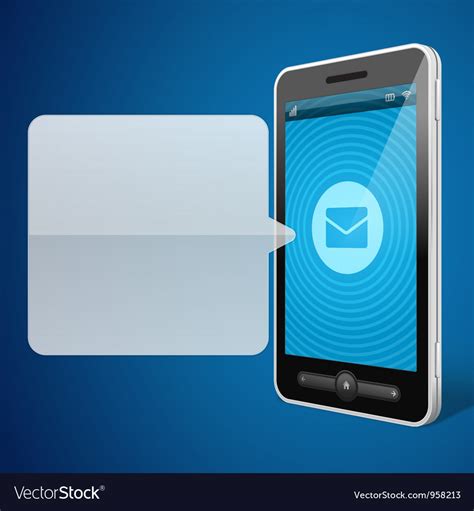 Mobile Phone And Incoming Call Icon Royalty Free Vector