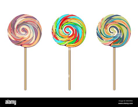 Cartoon Lollipop Stock Vector Images Alamy