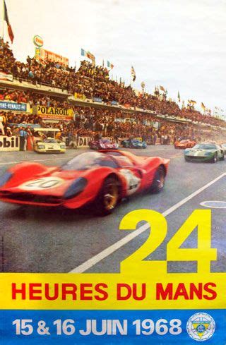 L Affiche Des Heures Du Mans Racing Posters Auto Racing