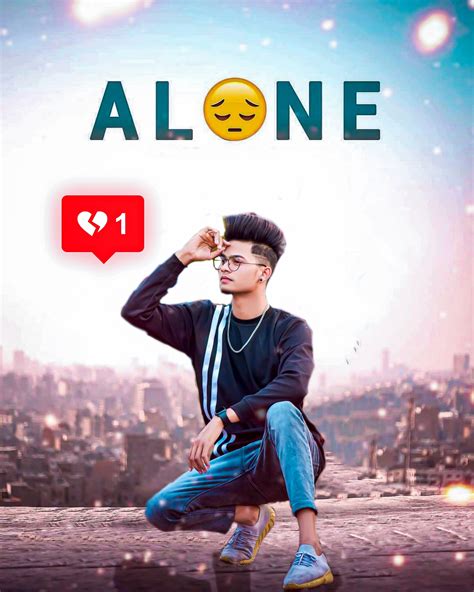 Alone Boy Photo Editing Download Background Png Alone Picsart Photo