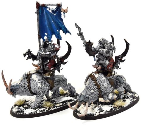 Games Workshop Ogre Kingdoms Mournfang Cavalry Pack 2 Pro Painted