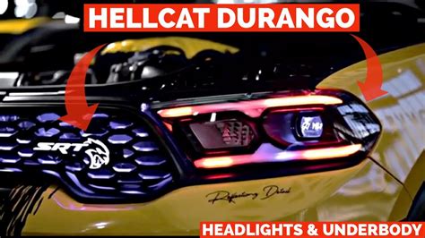 Hellcat Durango Rgbw Flow Custom Headlights Lighting Youtube