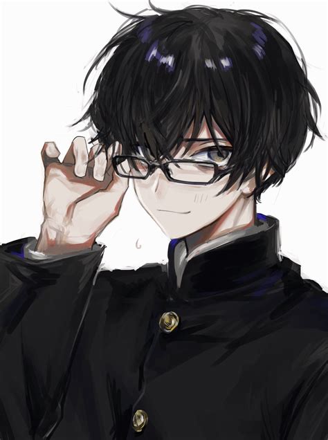 すえちー On Twitter Black Haired Anime Boy Black Hair Anime Guy Anime
