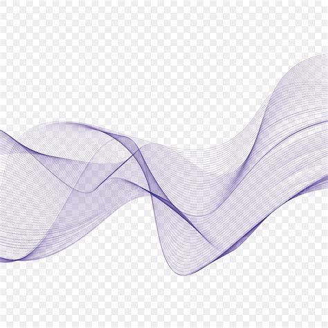 Abstract Wave Purple Vector PNG Images Abstract Purple Line Wave