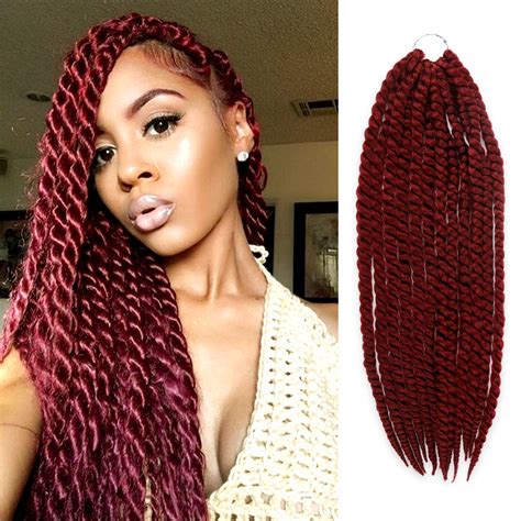 Buy 24 Inch 6 Packs Au Then Tic Double Jumbo Senegalese Twist Crochet Braid Hair Havana Twist