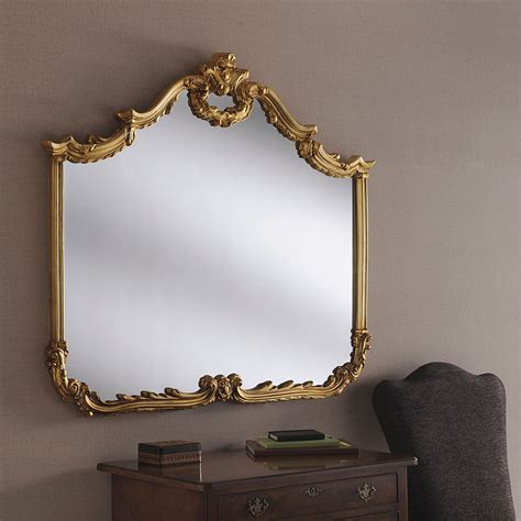 Gold Ornate Overmantle Mirror | Gold Overmantle Mirror