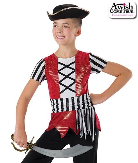 Pirates Life Guys Top Pirate Dance Costume 581