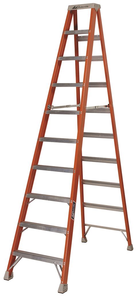 Murdochs Louisville Ladder 10 Ft Fiberglass Standard Step Ladder