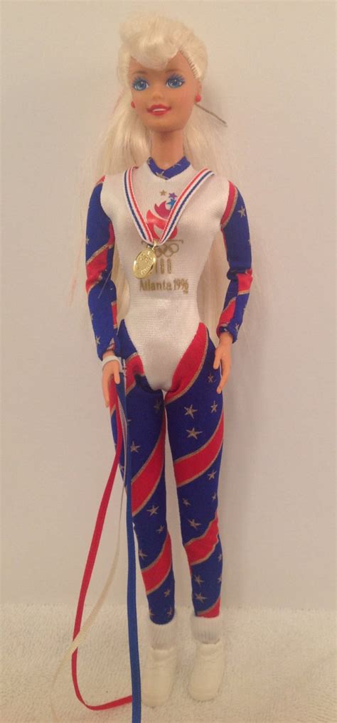 Olympic Gymnastic Barbie Etsy